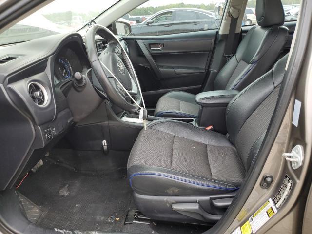 2T1BURHE9HC863267 - 2017 TOYOTA COROLLA L GRAY photo 7