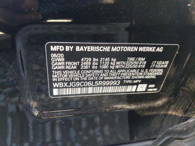 WBXJG9C06L5R99993 - 2020 BMW X1 XDRIVE28I BLACK photo 13