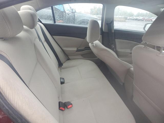 2HGFB2F55DH538277 - 2013 HONDA CIVIC LX BURGUNDY photo 10