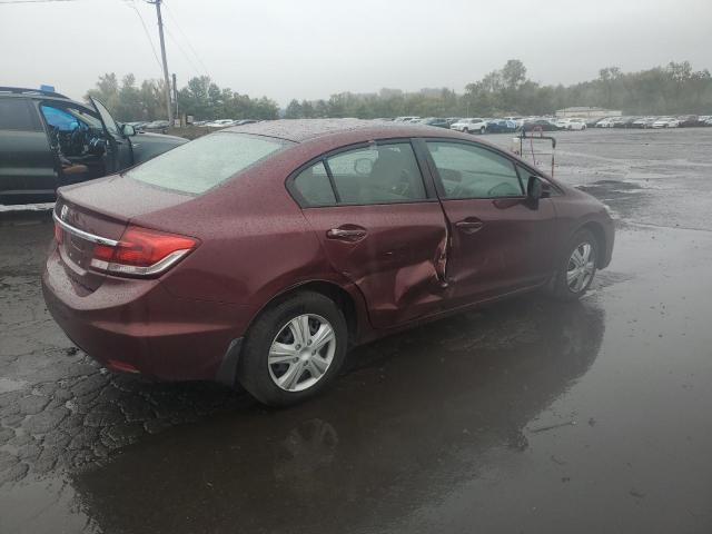 2HGFB2F55DH538277 - 2013 HONDA CIVIC LX BURGUNDY photo 3