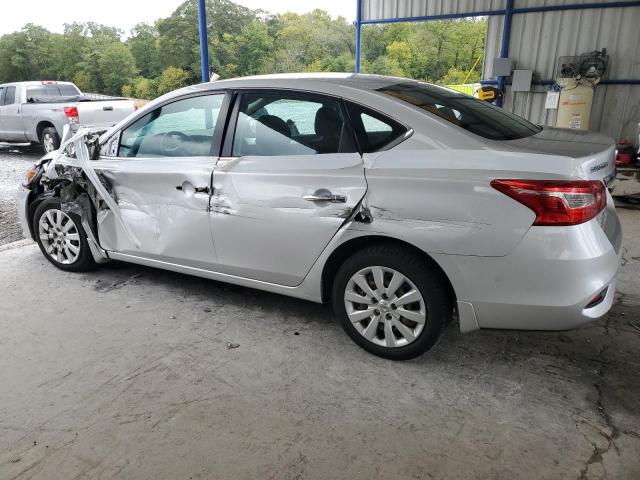 3N1AB7AP7KY278554 - 2019 NISSAN SENTRA S 银色 照片 2