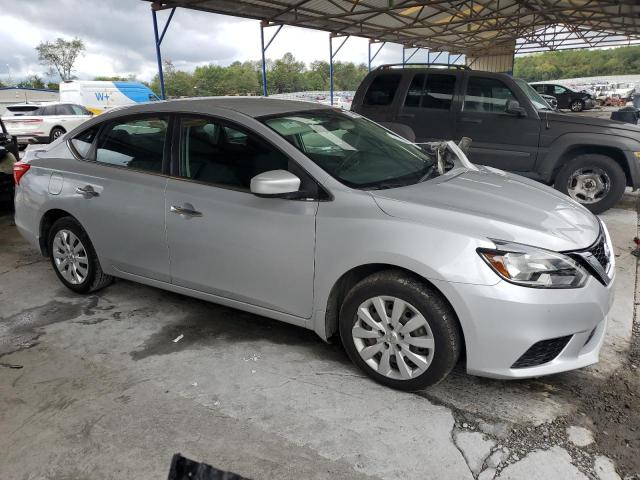 3N1AB7AP7KY278554 - 2019 NISSAN SENTRA S 银色 照片 4