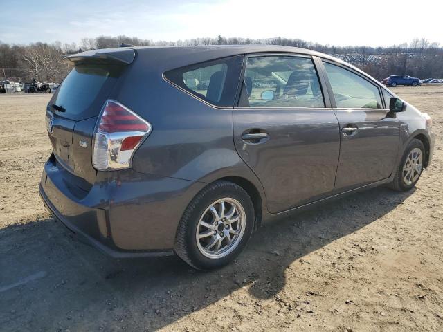 JTDZN3EU2FJ036829 - 2015 TOYOTA PRIUS V GRAY photo 3