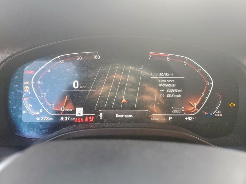 5UX43DP09N9M55985 - 2022 BMW X3 SDRIVE30I RED photo 9