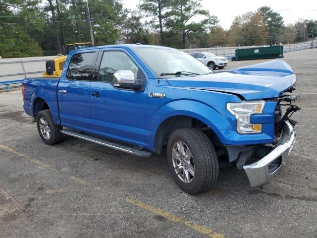 1FTEW1C80FKD52777 - 2015 FORD F150 SUPERCREW BLUE photo 4