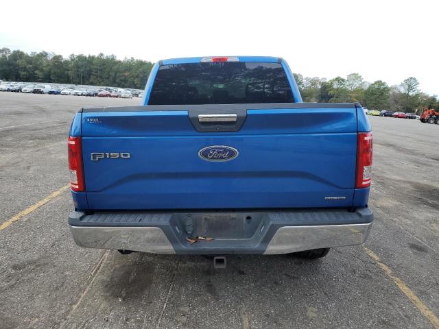 1FTEW1C80FKD52777 - 2015 FORD F150 SUPERCREW BLUE photo 6