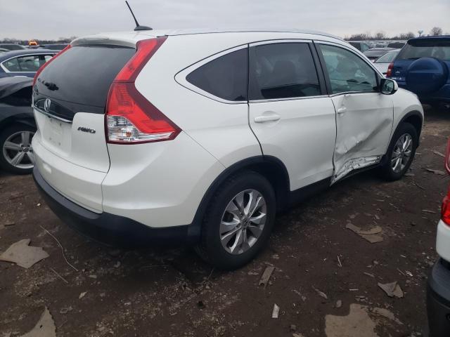 5J6RM4H74EL116841 - 2014 HONDA CR-V EXL WHITE photo 3