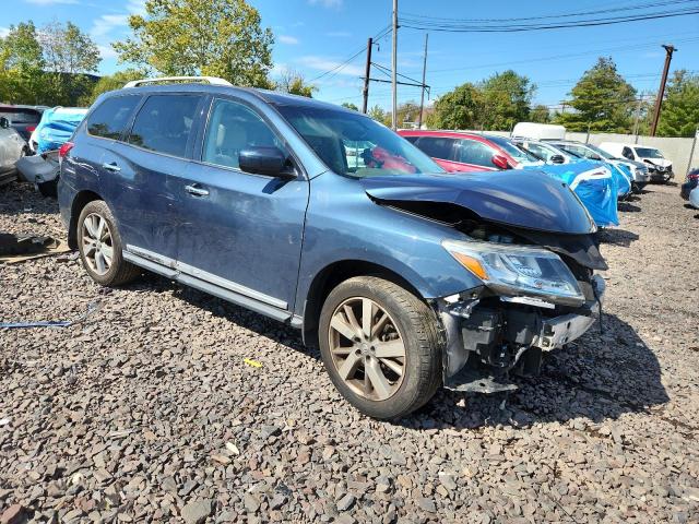 5N1AR2MM5DC640403 - 2013 NISSAN PATHFINDER S BLUE photo 4