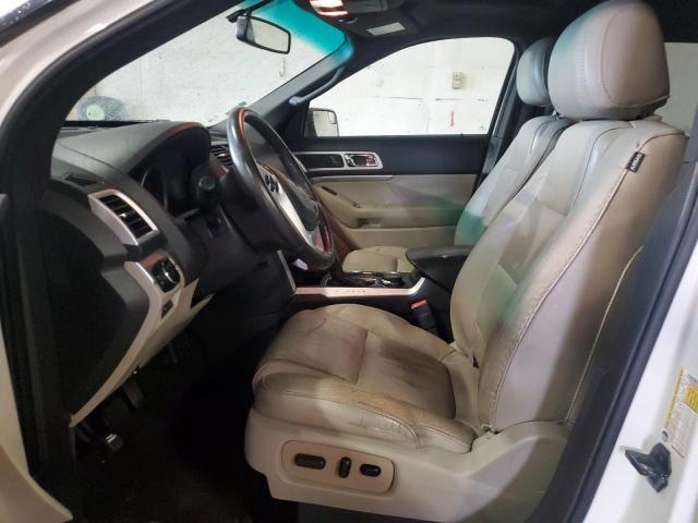 1FM5K8D87FGA92752 - 2015 FORD EXPLORER XLT Blanc photo 7