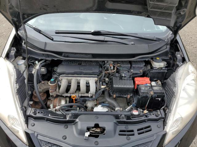 JHMGE8G54BC007825 - 2011 HONDA FIT SPORT BLACK photo 11