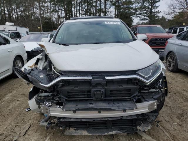 2HKRW2H84MH605613 - 2021 HONDA CR-V EXL WHITE photo 5