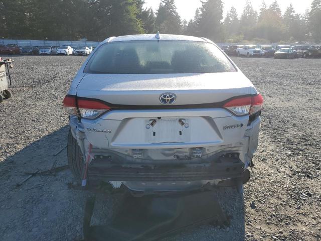 JTDEAMDE0N3009304 - 2022 TOYOTA COROLLA LE ვერცხლისფერი ფოტო 6