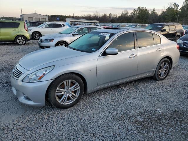 JN1CV6AP0FM580125 - 2015 INFINITI Q40 SILVER photo 1