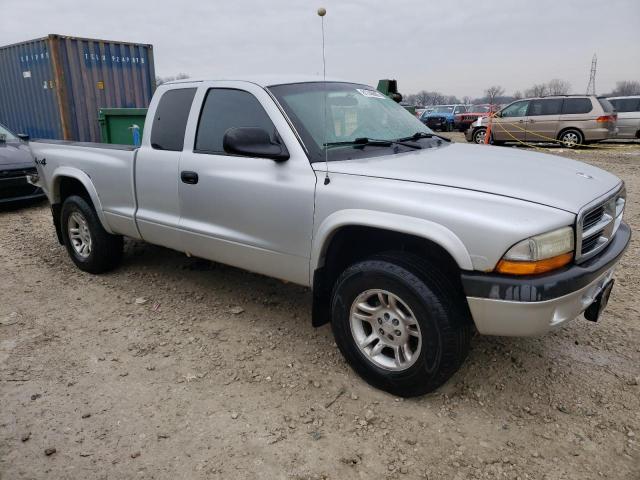 1D7HG32K04S661218 - 2004 DODGE DAKOTA SPORT SILVER photo 4