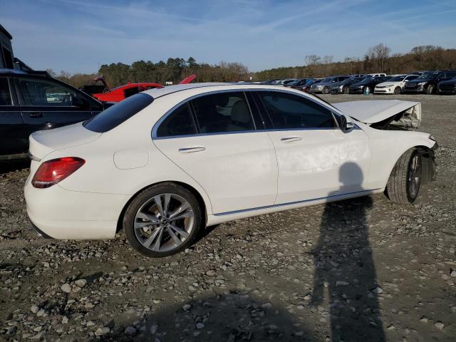 55SWF8DB3KU290871 - 2019 MERCEDES-BENZ C 300 WHITE photo 3