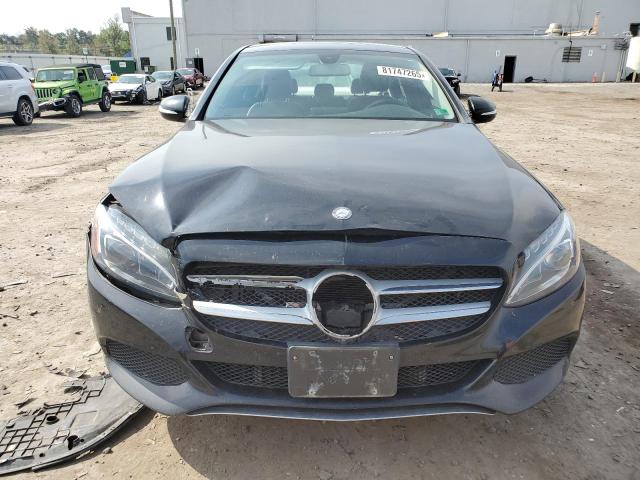 55SWF4KB3FU084953 - 2015 MERCEDES-BENZ C 300 4MATIC BLACK photo 5