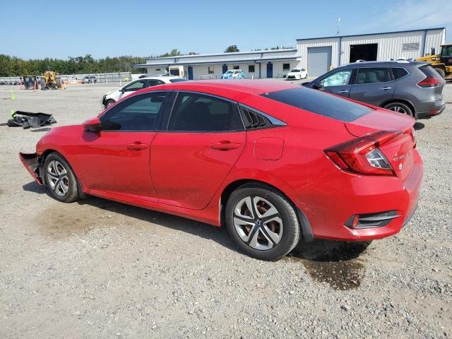 2HGFC2F51GH570449 - 2016 HONDA CIVIC LX RED photo 2