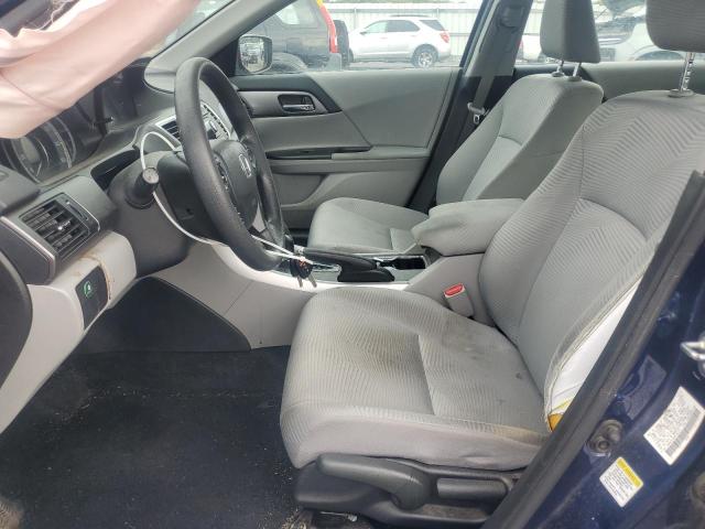 1HGCR2F38FA192272 - 2015 HONDA ACCORD LX BLUE photo 7