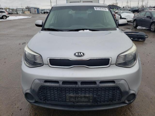 KNDJN2A22E7721923 - 2014 KIA SOUL SILVER photo 5