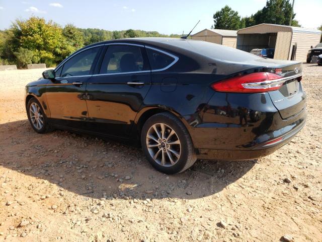 3FA6P0HD7HR321094 - 2017 FORD FUSION SE BLACK photo 2