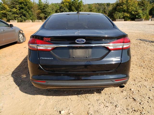 3FA6P0HD7HR321094 - 2017 FORD FUSION SE BLACK photo 6