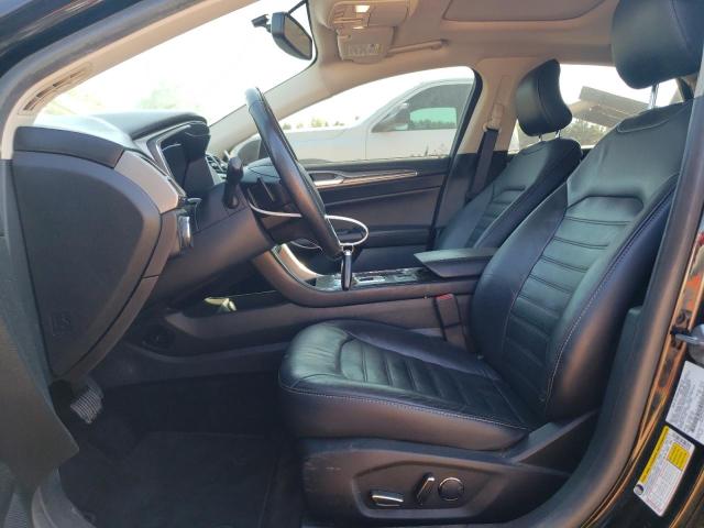 3FA6P0HD7HR321094 - 2017 FORD FUSION SE BLACK photo 7