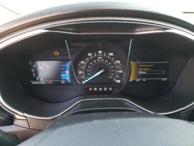 3FA6P0HD7HR321094 - 2017 FORD FUSION SE BLACK photo 9