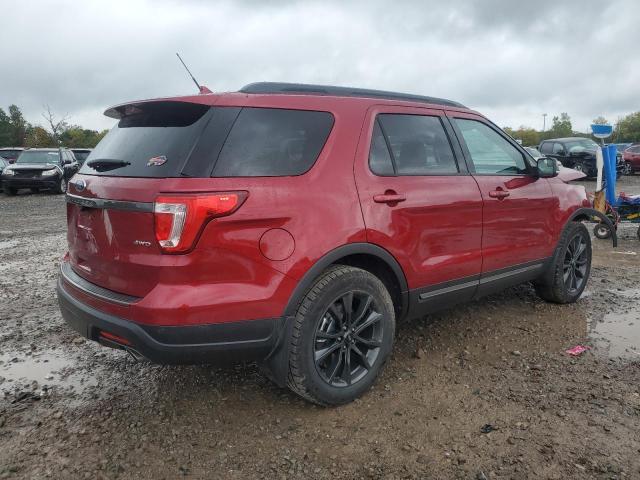 1FM5K8D87JGC79594 - 2018 FORD EXPLORER XLT Կարմիր լուսանկար 3