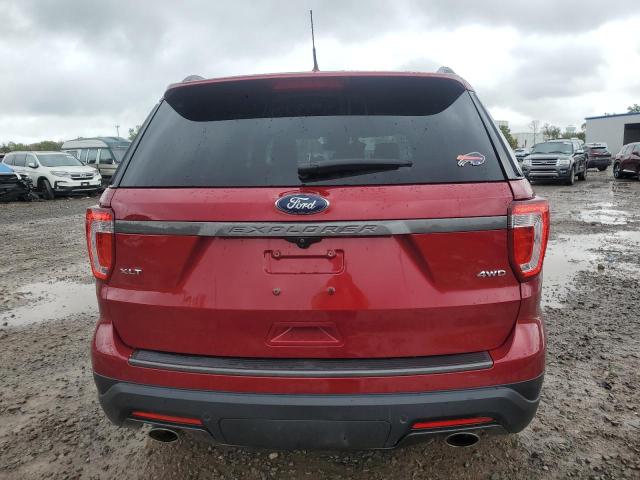 1FM5K8D87JGC79594 - 2018 FORD EXPLORER XLT Կարմիր լուսանկար 6