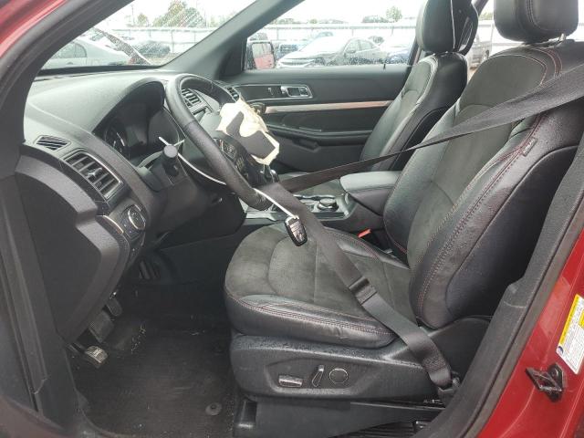 1FM5K8D87JGC79594 - 2018 FORD EXPLORER XLT Կարմիր լուսանկար 7