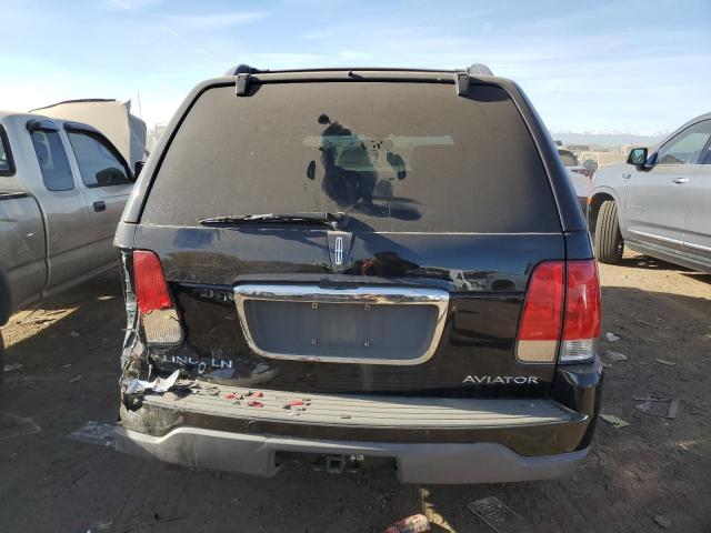 5LMEU88H24ZJ13056 - 2004 LINCOLN AVIATOR BLACK photo 6