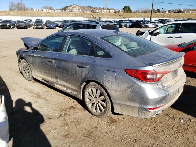 5NPE34AFXHH472504 - 2017 HYUNDAI SONATA SPORT SILVER photo 2