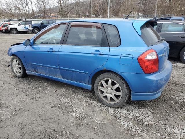 KNAFE161665217823 - 2006 KIA SPECTRA5 BLUE photo 2