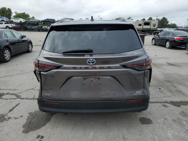 5TDJSKFC0PS099065 - 2023 TOYOTA SIENNA XLE GRAY photo 6