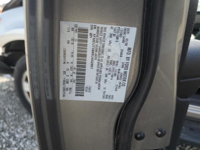 1FMEU73888UA92561 - 2008 FORD EXPLORER XLT GRAY photo 13