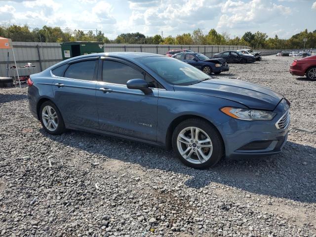 3FA6P0LU2JR108860 - 2018 FORD FUSION SE HYBRID ლურჯი ფოტო 4