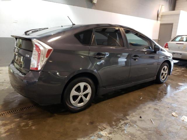 JTDKN3DUXF0475382 - 2015 TOYOTA PRIUS GRAY photo 3