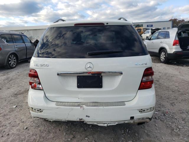 4JGBB8GB4BA636860 - 2011 MERCEDES-BENZ ML 350 4MATIC WHITE photo 6
