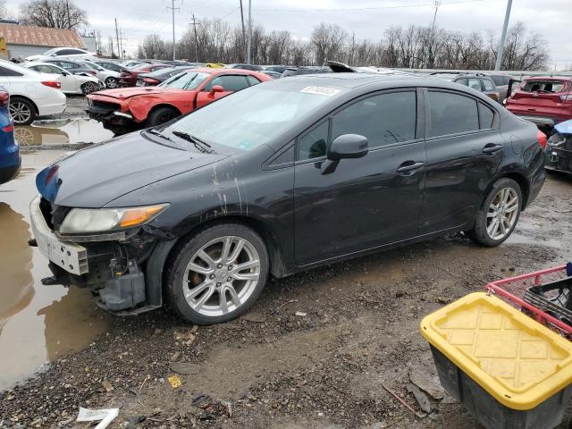 2HGFB2F94CH308005 - 2012 HONDA CIVIC EXL Սև լուսանկար 1