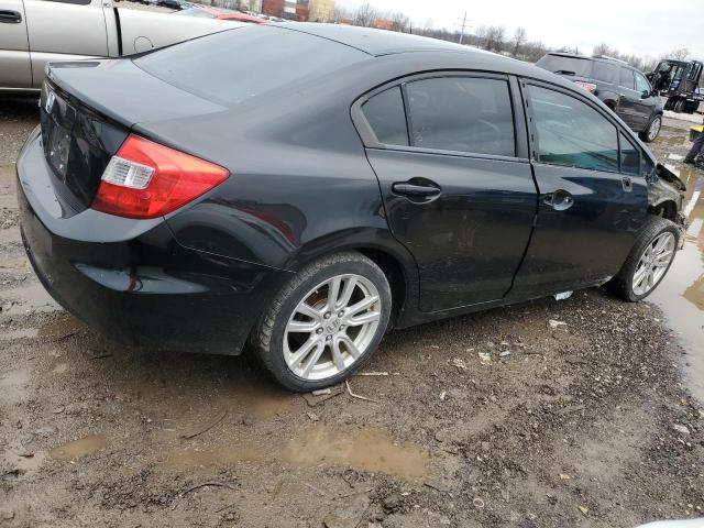 2HGFB2F94CH308005 - 2012 HONDA CIVIC EXL Սև լուսանկար 3
