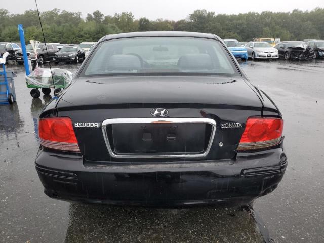 KMHWF25S03A769963 - 2003 HYUNDAI SONATA GL BLACK photo 6