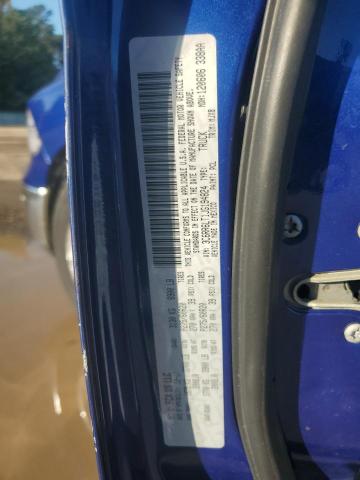 3C6RR6LT1JG194824 - 2018 RAM 1500 SLT 蓝色 照片 12