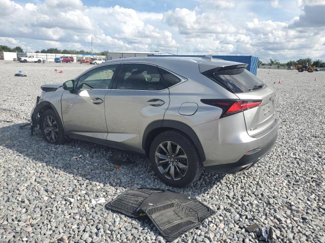 JTJSARBZXM2190242 - 2021 LEXUS NX 300 BASE Արծաթագույն լուսանկար 2