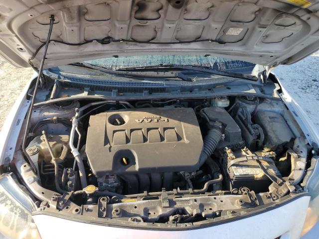 2T1BU4EE8AC454478 - 2010 TOYOTA COROLLA BASE SILVER photo 11