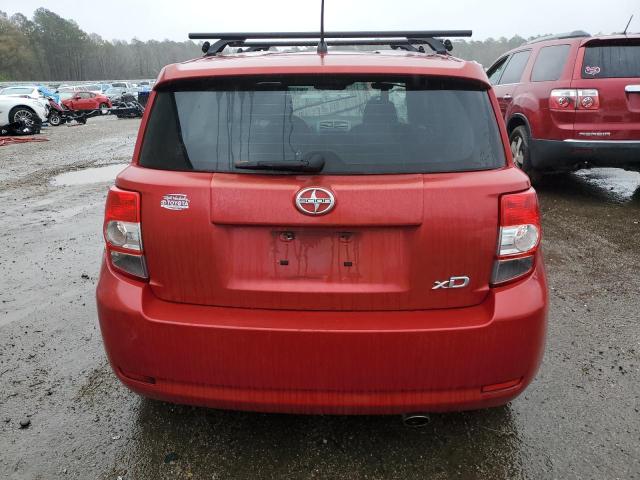 JTKKU4B4XC1027265 - 2012 TOYOTA SCION XD RED photo 6