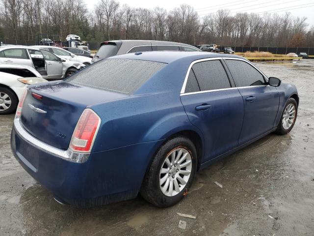 2C3CCAAG5EH276011 - 2014 CHRYSLER 300 BLUE photo 3