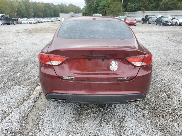 1C3CCCBB6FN596719 - 2015 CHRYSLER 200 S BURGUNDY photo 6