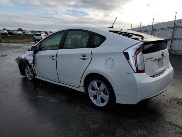 JTDKN3DU2C5496290 - 2012 TOYOTA PRIUS WHITE photo 2