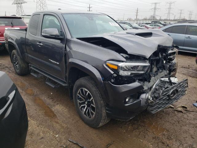 3TYSZ5AN7LT002694 - 2020 TOYOTA TACOMA ACCESS CAB GRAY photo 4