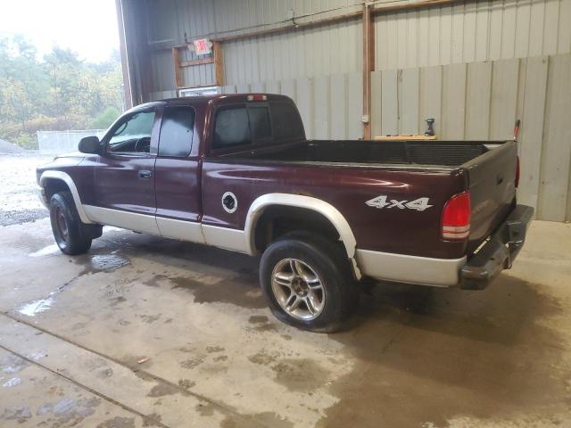1D7HG42N24S677145 - 2004 DODGE DAKOTA SLT 栗色 照片 2